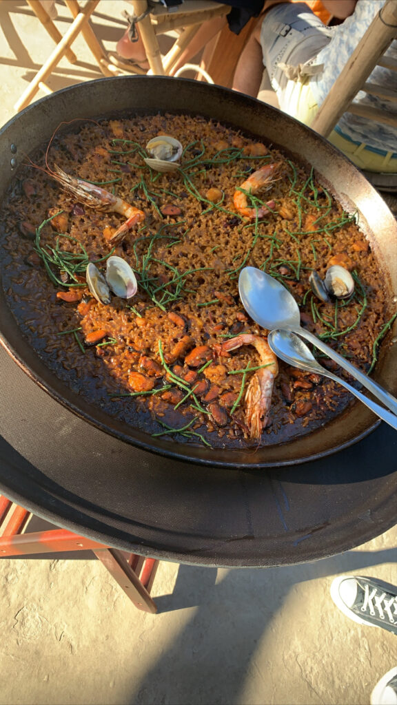 ibiza beach club paella 